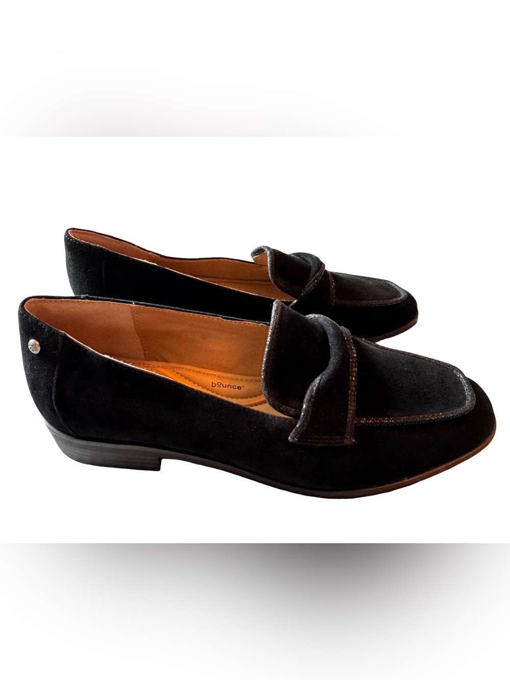 Hush Puppies PW-Slade Black Suede Leather Loafers Women’s Size 9.5 Comfort